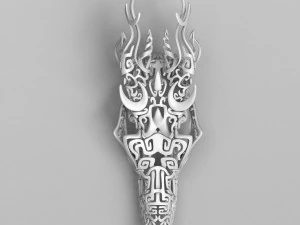 filigree dragon skull 3d print mode 3D Print Model