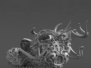 filigree dragon skull 3d print mode 3D Print Model