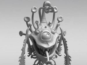 funny coronavirus monster 3d print model 3D Print Model