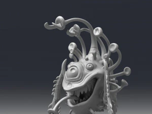 funny coronavirus monster 3d print model 3D Print Model