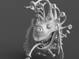 funny coronavirus monster 3d print model 3D Print Model