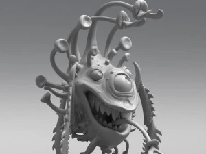 funny coronavirus monster 3d print model 3D Print Model