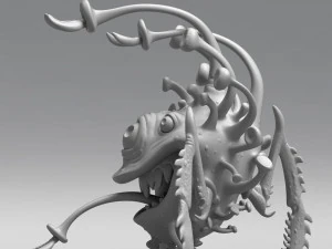 funny coronavirus monster 3d print model 3D Print Model