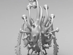 funny coronavirus monster 3d print model 3D Print Model