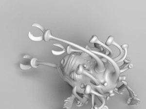 funny coronavirus monster 3d print model 3D Print Model