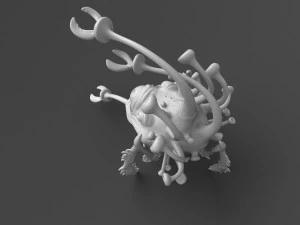 funny coronavirus monster 3d print model 3D Print Model