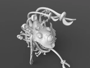 funny coronavirus monster 3d print model 3D Print Model