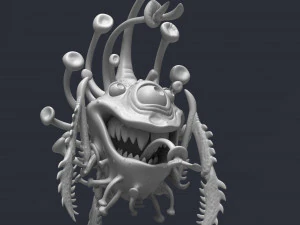 funny coronavirus monster 3d print model 3D Print Model
