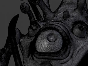 funny coronavirus monster 3d print model 3D Print Model