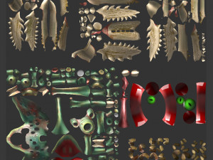 funny coronavirus monster Model 3D