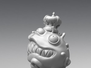 oronavirus monster 3d print model Model Cetak 3D