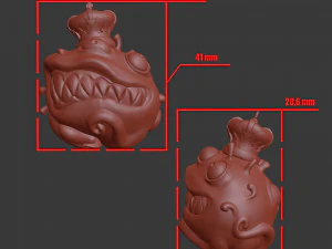 oronavirus monster 3d print model 3D Print Model
