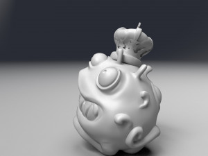 oronavirus monster 3d print model Model Cetak 3D