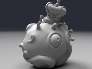 oronavirus monster 3d print model Model Cetak 3D
