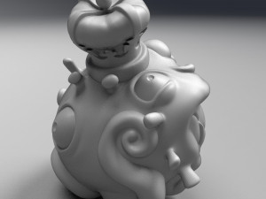 oronavirus monster 3d print model Model Cetak 3D