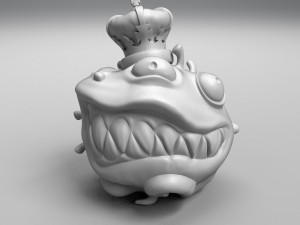 oronavirus monster 3d print model Model Cetak 3D