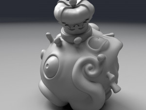 oronavirus monster 3d print model Model Cetak 3D