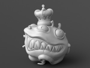 oronavirus monster 3d print model Model Cetak 3D