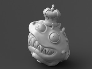 oronavirus monster 3d print model Model Cetak 3D