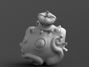 oronavirus monster 3d print model Model Cetak 3D