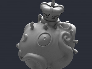 oronavirus monster 3d print model Model Cetak 3D