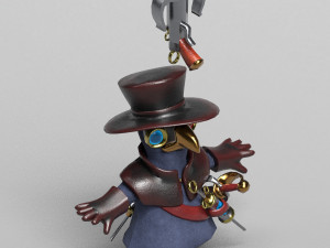 little plague doctor 3D Model