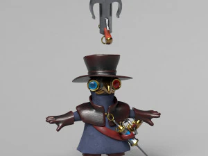 little plague doctor 3D Model