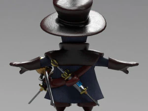 little plague doctor 3D Model