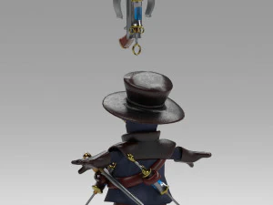 little plague doctor 3D Model