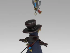 little plague doctor 3D Model