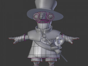 little plague doctor 3Dモデル