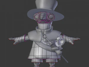 little plague doctor 3D Model