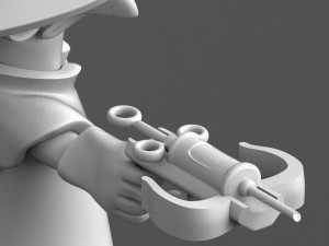 battle plague doctor figurine 3d print model 3D-printmodel