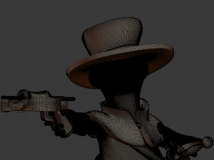 battle plague doctor figurine 3d print model 3D-printmodel