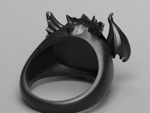 ring with a small dragon 3Dプリントモデル