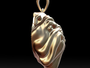 english bulldog pendant for 3d printer Model Cetak 3D