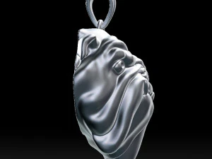 english bulldog pendant for 3d printer 3D Print Model