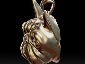 french bulldog pendant for 3d printer Modelo de Impressão 3D