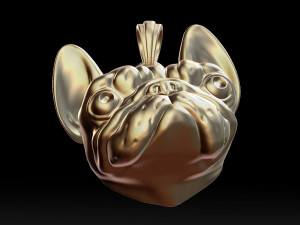 french bulldog pendant for 3d printer Modelo de Impressão 3D
