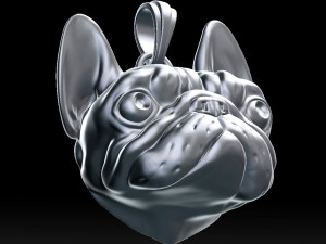 french bulldog pendant for 3d printer Modelo de Impressão 3D