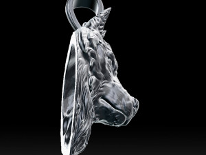 wolf head pendant Modelo de Impressão 3D