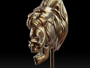 hercules scull pendant 3d print model 3D प्रिंट मॉडल