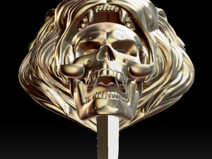 hercules scull pendant 3d print model 3D प्रिंट मॉडल
