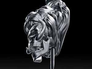 hercules scull pendant 3d print model 3D Print Model