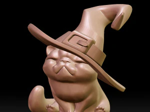 S&uuml;&szlig;es Hexenk&auml;tzchen Stl 3D-Druckmodell 3D Druckmodell