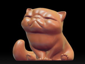 cute kitten stl 3d print model 3D Print Model