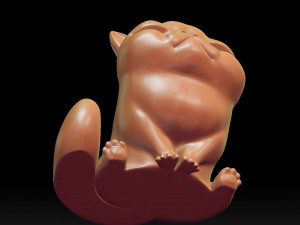 cute kitten stl 3d print model 3D Print Model