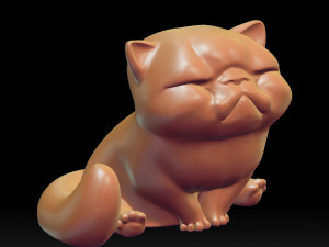 cute kitten stl 3d print model 3D Print Model