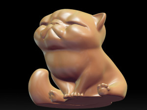 cute kitten stl 3d print model 3D Print Model