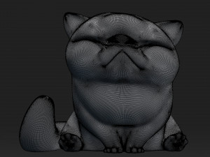 cute kitten stl 3d print model 3D Print Model